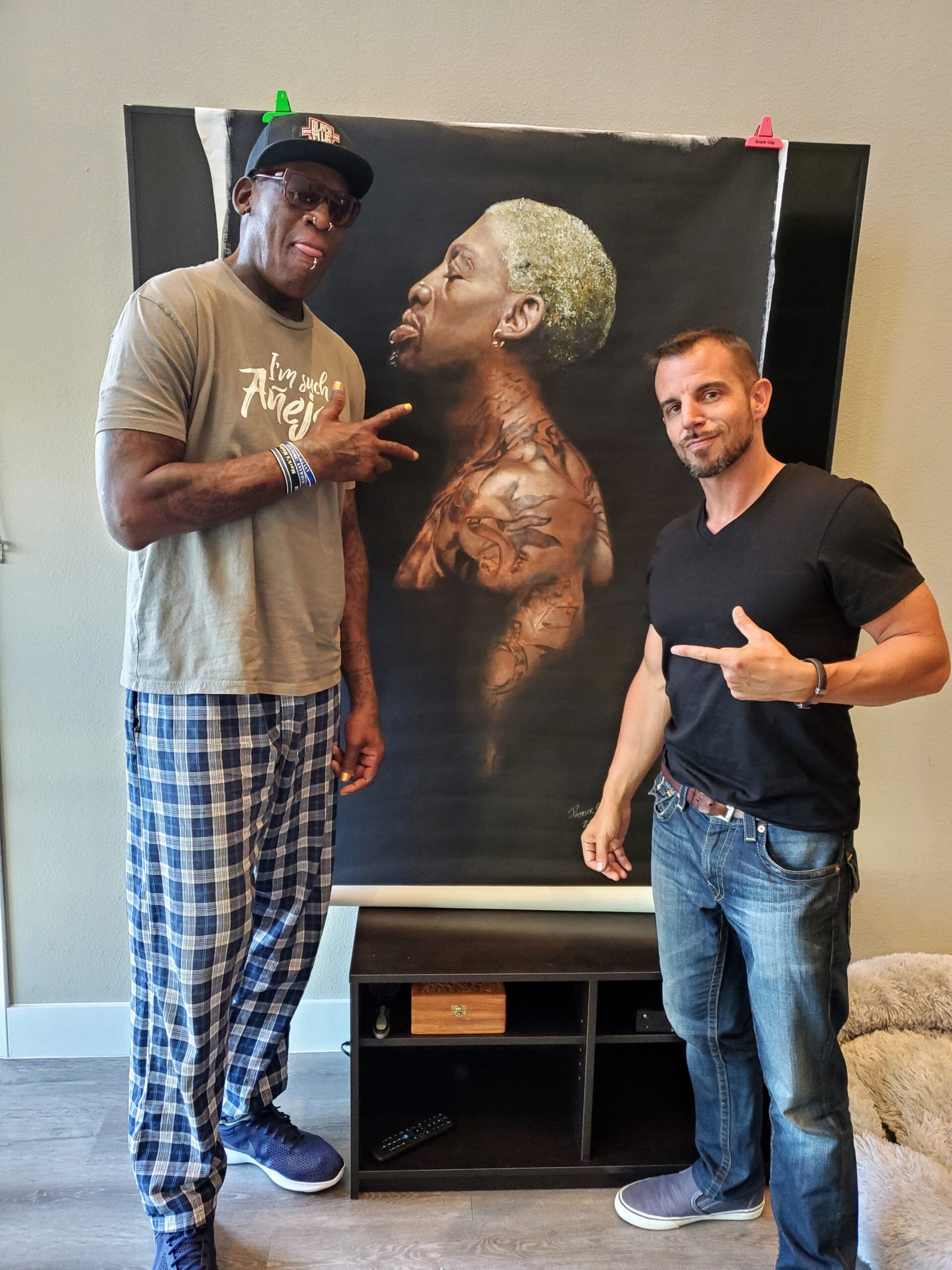 Dennis Rodman and Patrick