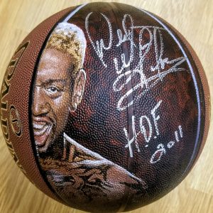 dennis rodman mural painted by artist patrick ganino