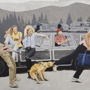 Vacation Mural signed by cast