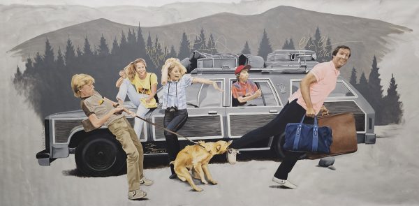 Vacation Mural signed by cast