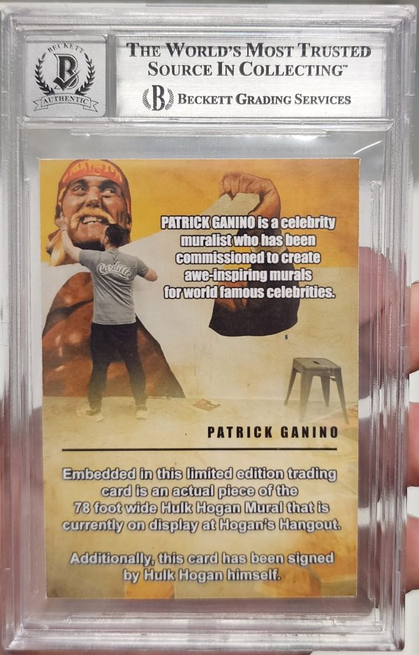Hulk Hogan Mural insert card Mural 4/20 - Image 2
